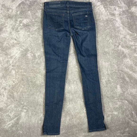 Rag&Bone Jeans Womens 24 Alice Skinny Leg Mid Rise Zipper Grunge Rock Y2K 90s - Picture 7 of 12